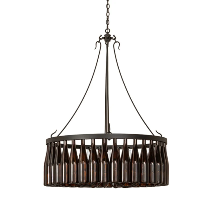 Meyda Tiffany Tuscan Vineyard 12 Light 36" Wide Ring Chandelier - Image 3