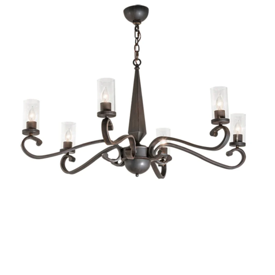 Meyda Tiffany Muirfield 6 Light 42" Wide Chandelier - Image 2