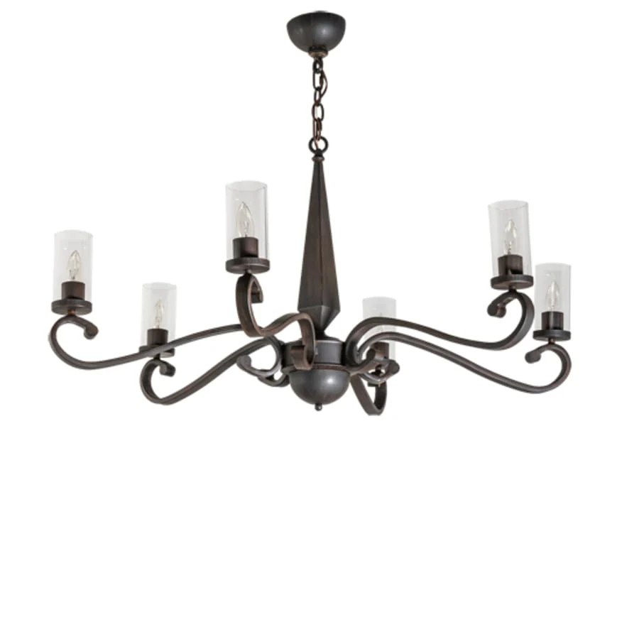 Meyda Tiffany Muirfield 6 Light 42" Wide Chandelier - Image 3