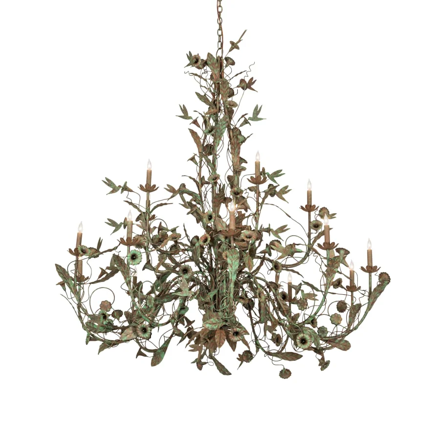 Meyda Tiffany Printemps 15 Light 60" Wide Taper Candle Style Chandelier - Image 1