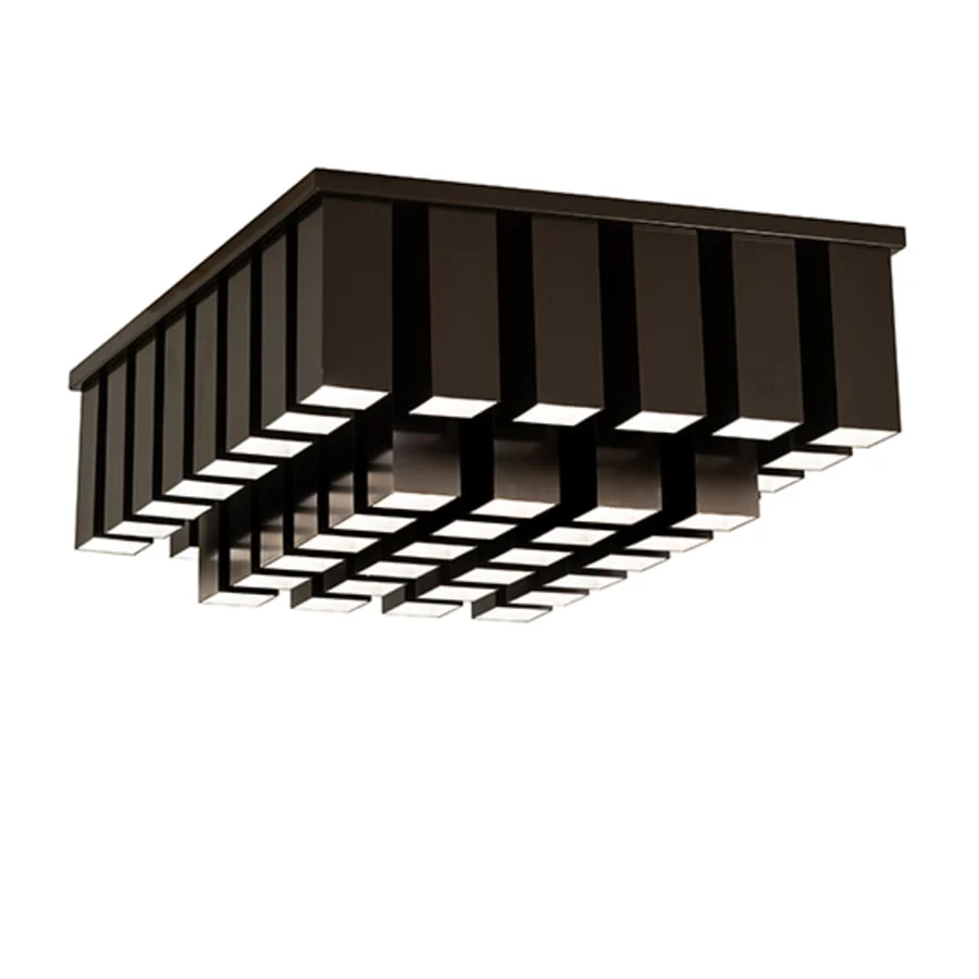Meyda Tiffany Cityscape Vista 48 Light 35" Wide Flush Mount Ceiling Fixture - Image 1