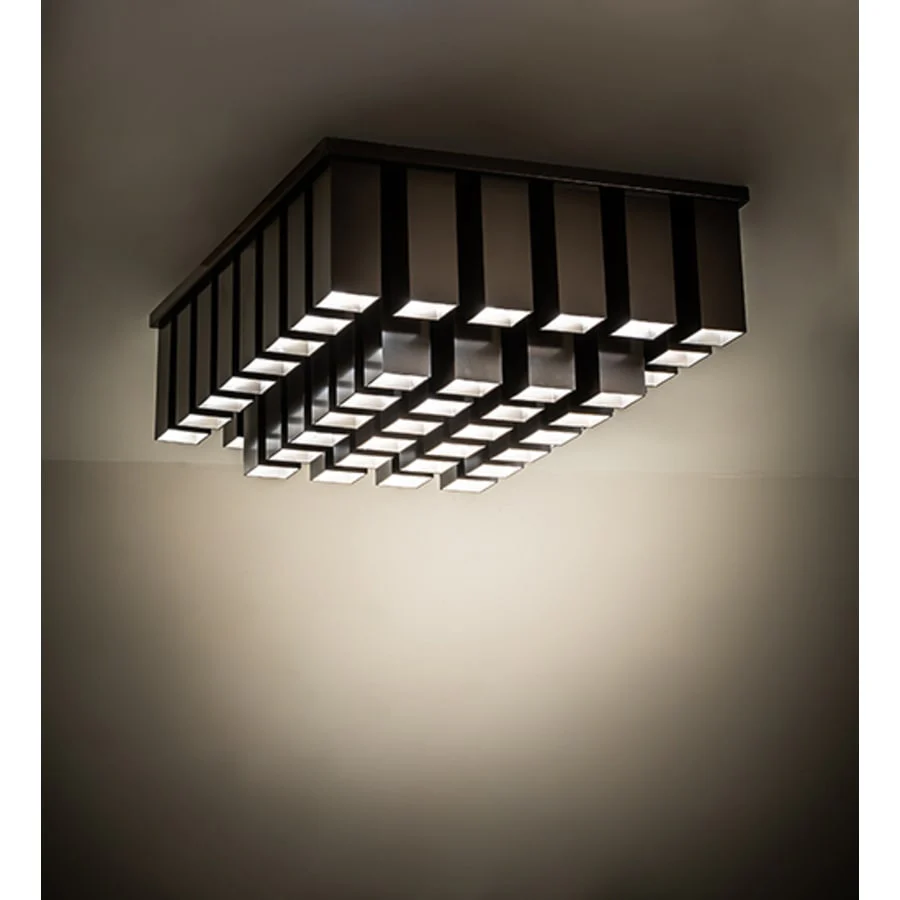Meyda Tiffany Cityscape Vista 48 Light 35" Wide Flush Mount Ceiling Fixture - Image 2