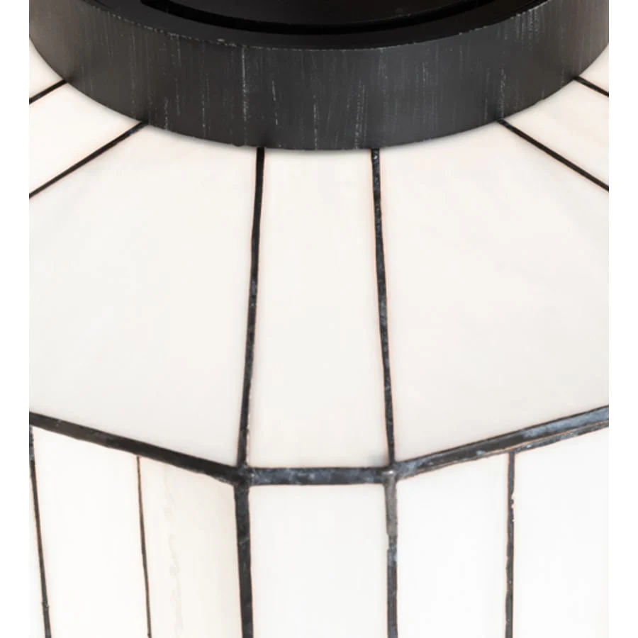 Meyda Tiffany Paramount 24" Wide Flush Mount Waterfall Ceiling Fixture - Antique Iron Gate Finish - Medium Bulb Base - Image 3