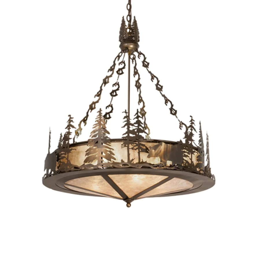 Meyda Tiffany 4 Light 24" Wide Abstract Pendant - Image 2