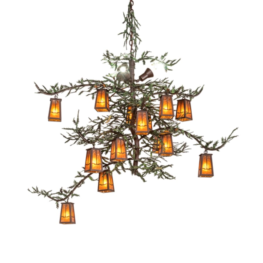 Meyda Tiffany Pine Branch 15 Light 62" Wide Chandelier - Image 2