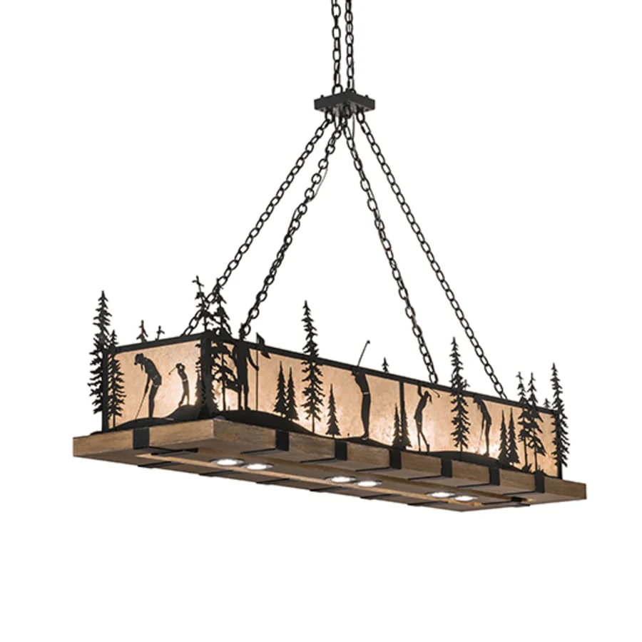 Meyda Tiffany 4 Light 72" Wide Linear Pendant - Image 1
