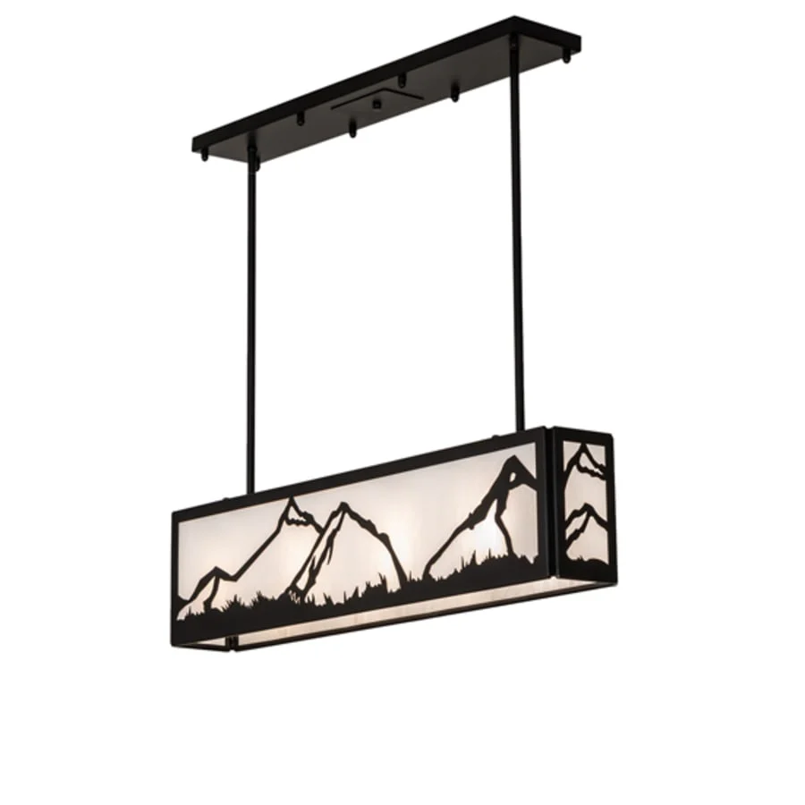 Meyda Tiffany 4 Light 34" Wide Linear Pendant - Image 3