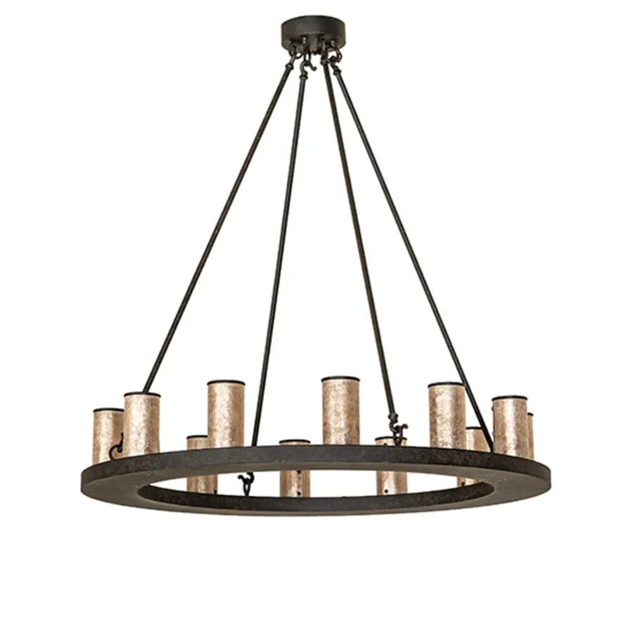 Meyda Tiffany Loxley 12 Light 42" Wide Ring Chandelier - Image 3