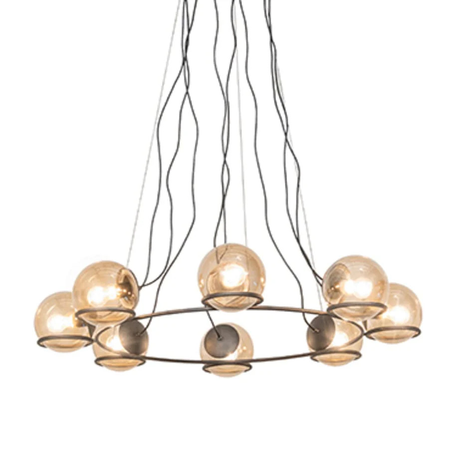 Meyda Tiffany 8 Light 50" Wide Suspension Pendant - Image 1