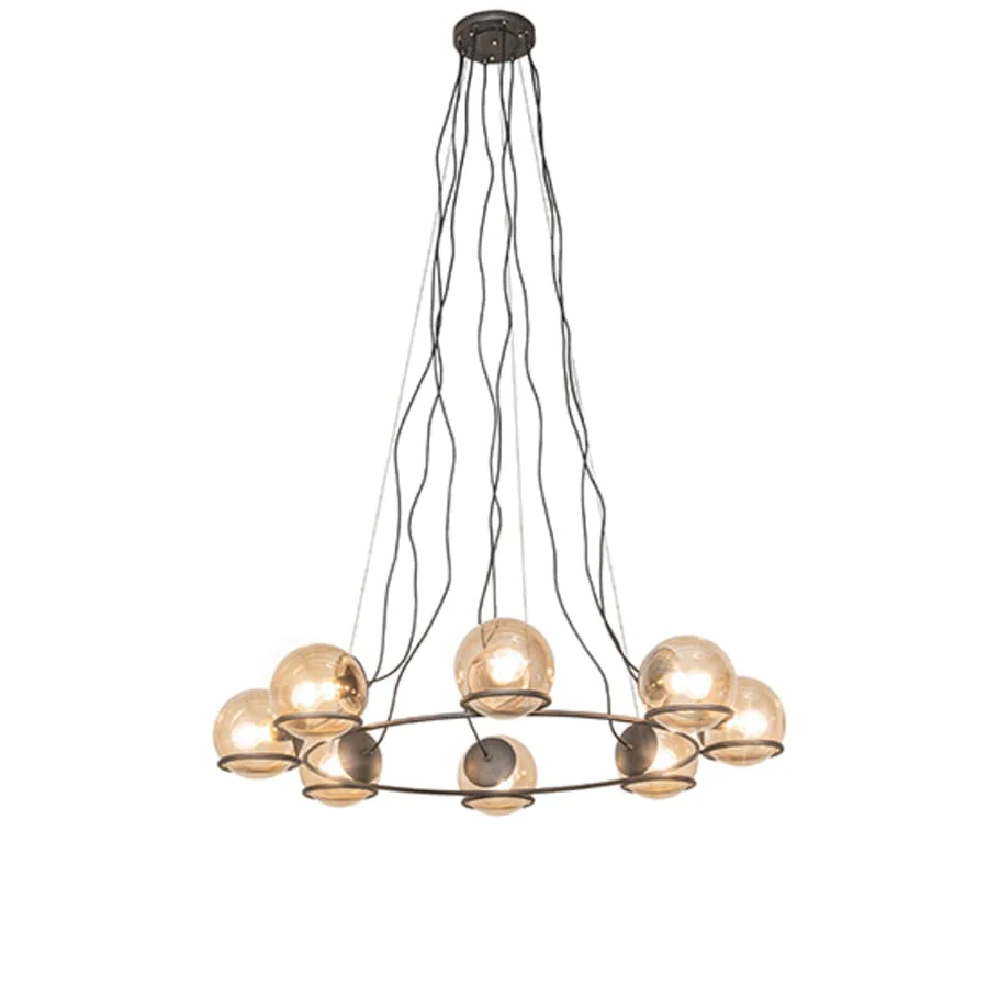 Meyda Tiffany 8 Light 50" Wide Suspension Pendant - Image 3