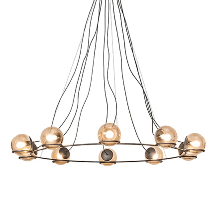 Meyda Tiffany 10 Light 73" Wide Suspension Pendant - Image 1