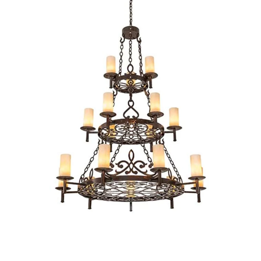 Meyda Tiffany Newcastle 18 Light 48" Wide Ring Chandelier - Image 1