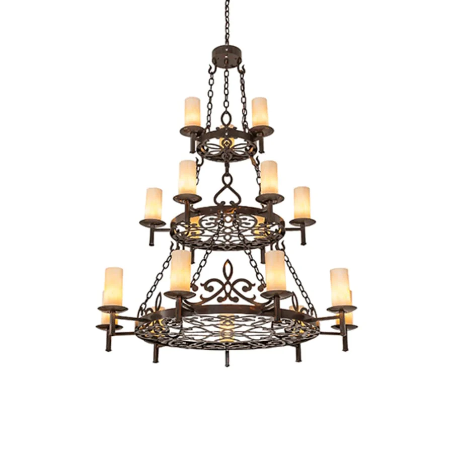 Meyda Tiffany Newcastle 18 Light 48" Wide Ring Chandelier - Image 2