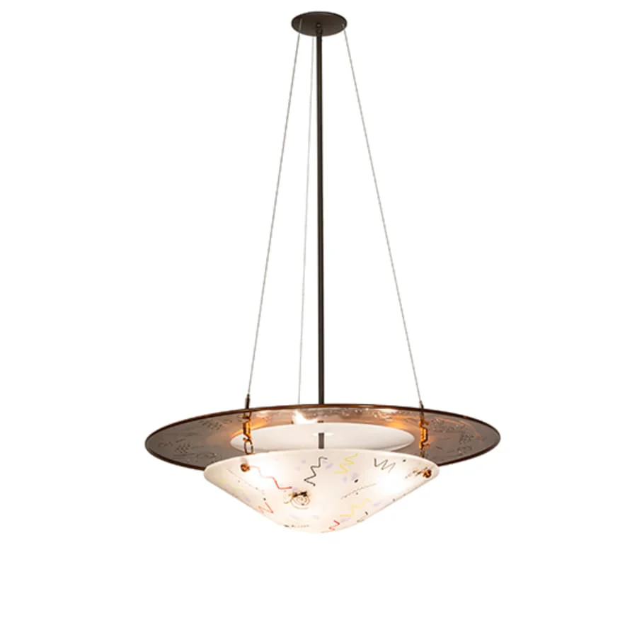 Meyda Tiffany 3 Light 31" Wide Pendant - Image 3