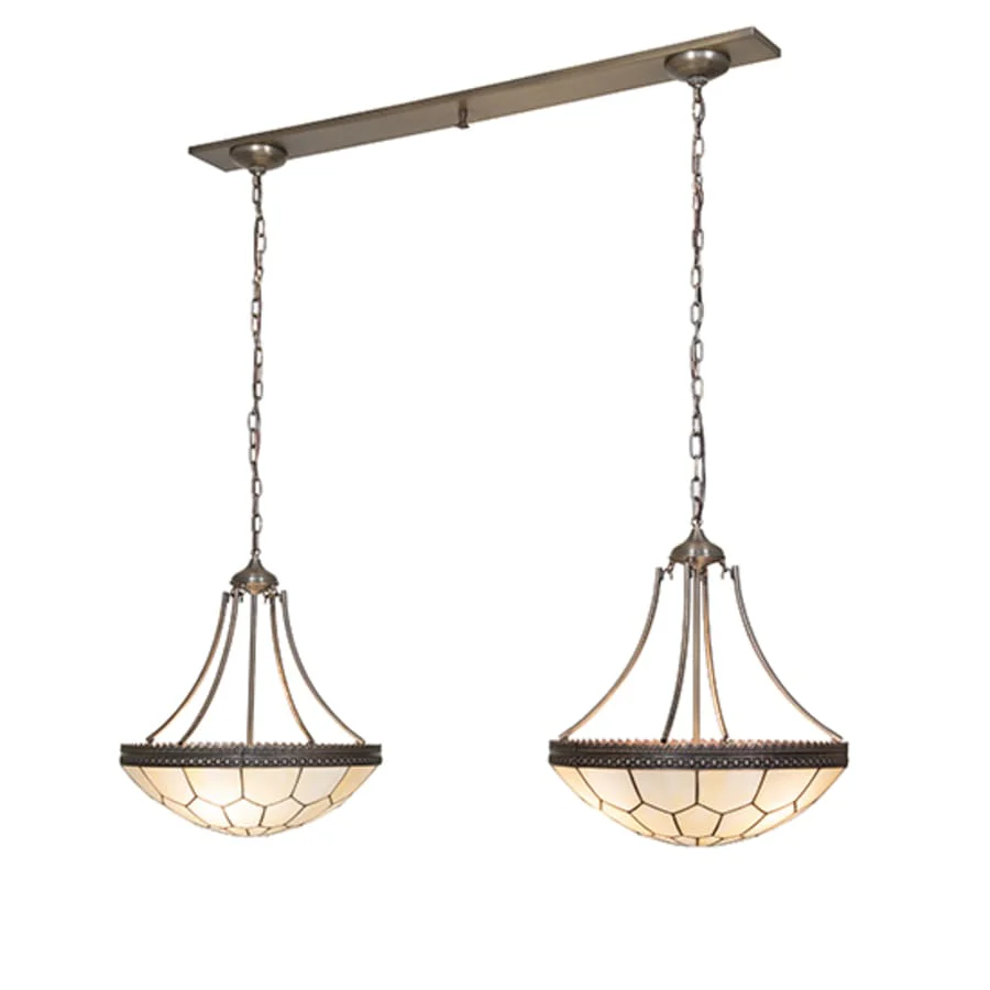 Meyda Tiffany 6 Light 56" Wide Linear Pendant - Image 2