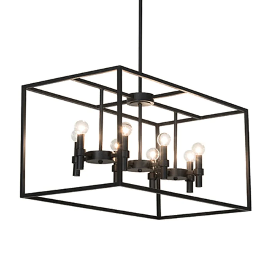 Meyda Tiffany 8 Light 32" Wide Linear Pendant - Image 1