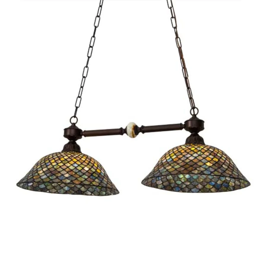 Meyda Tiffany Tiffany 2 Light 37" Wide Linear Pendant - Image 1