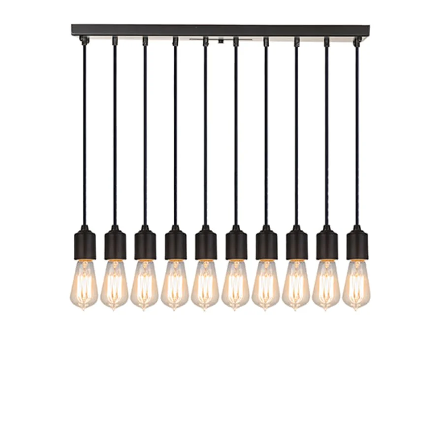 Meyda Tiffany 10 Light 27" Wide Linear Pendant - Image 2