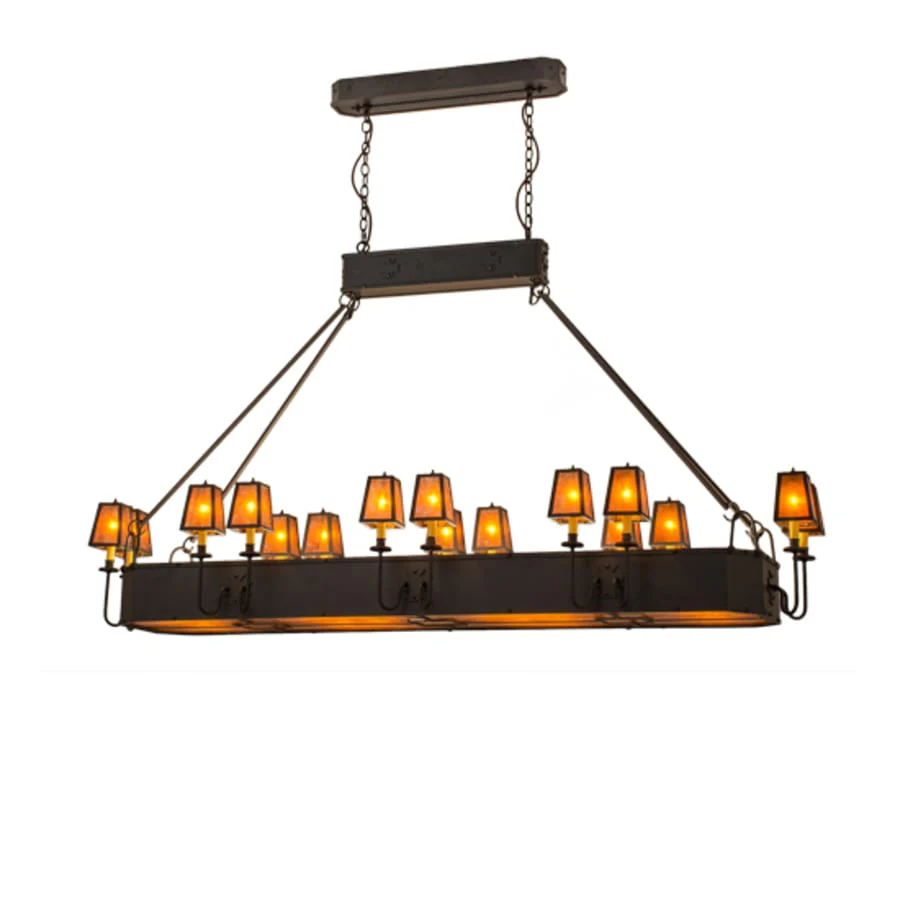 Meyda Tiffany Carpathian 28 Light 82" Wide Linear Chandelier - Image 1