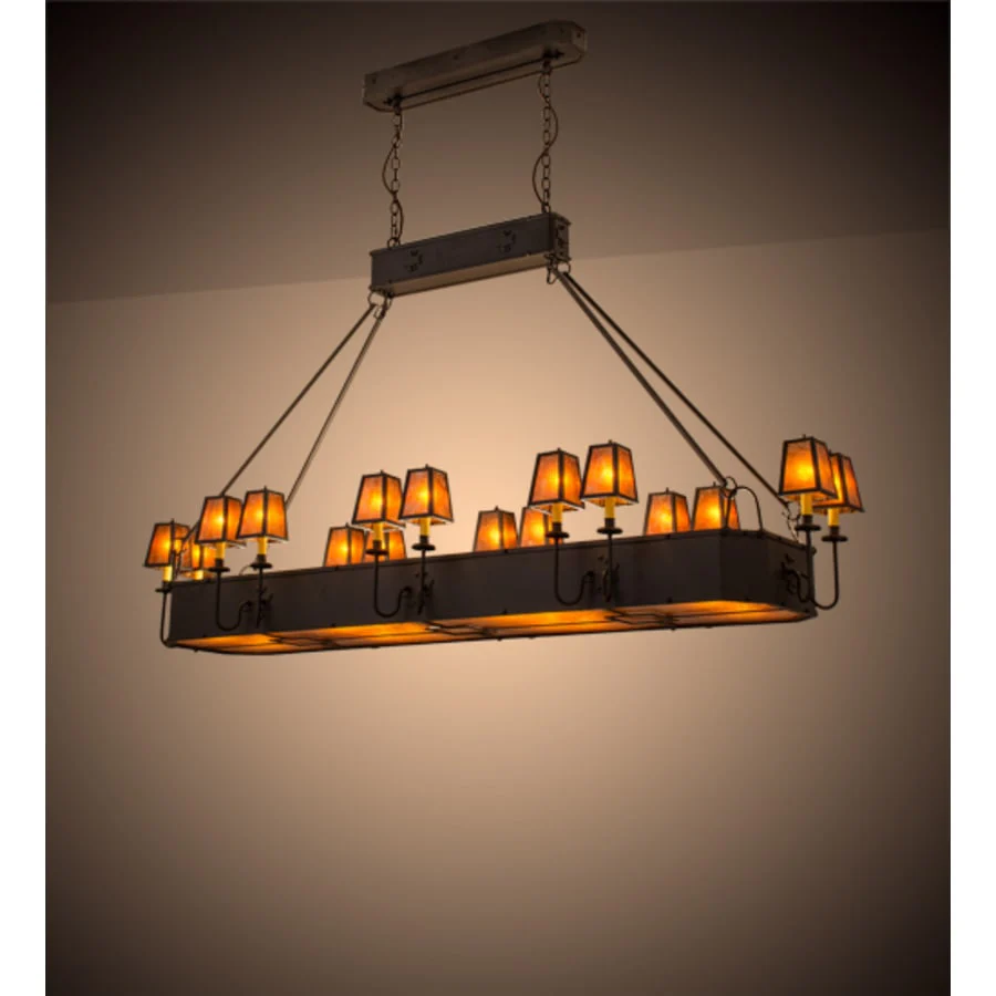 Meyda Tiffany Carpathian 28 Light 82" Wide Linear Chandelier - Image 2