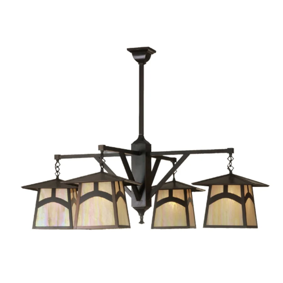 Meyda Tiffany Stillwater Hill Top 4 Light 47" Wide Chandelier - Image 1