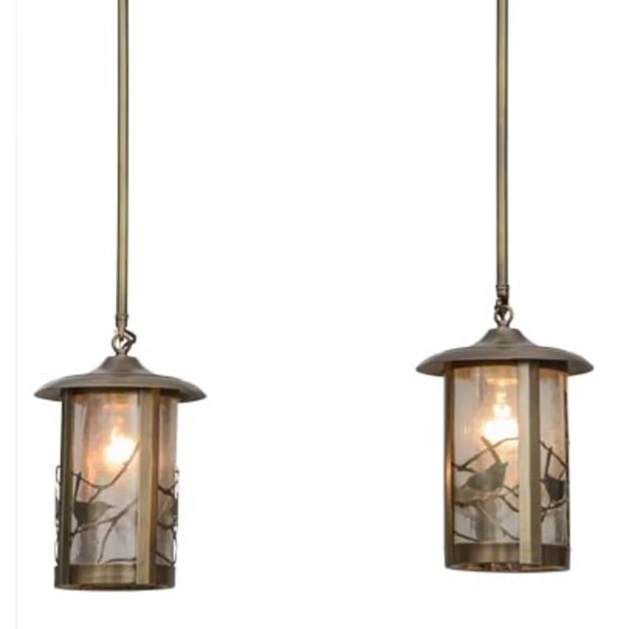 Meyda Tiffany Fulton 2 Light 26" Wide Linear Pendant - Image 1