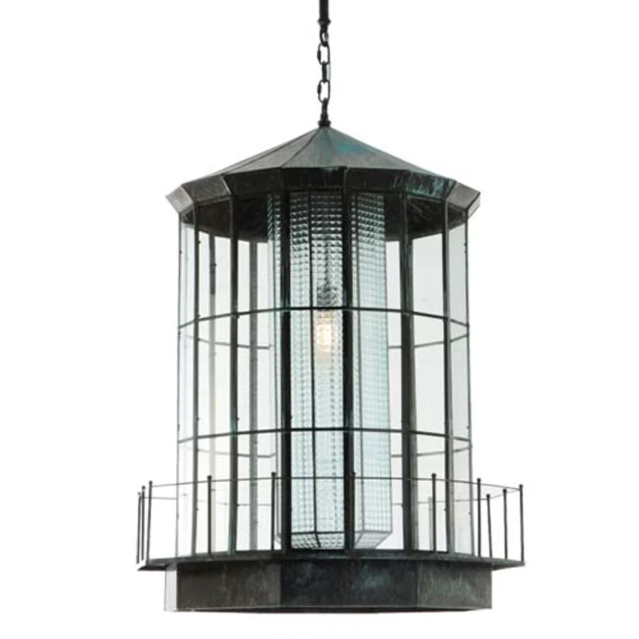 Meyda Tiffany Lighthouse 29" Wide Pendant - Image 1