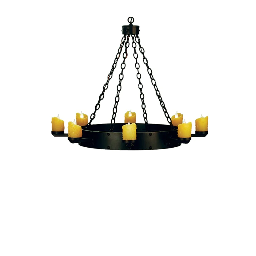 Meyda Tiffany 37.5" W Kingston 8 Light Chandelier - Image 1