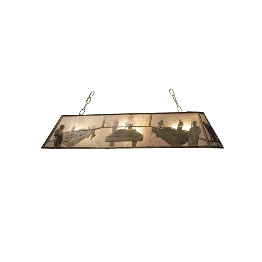 Meyda Tiffany 60" L Pool Hall Island / Billiard Fixture - Image 1
