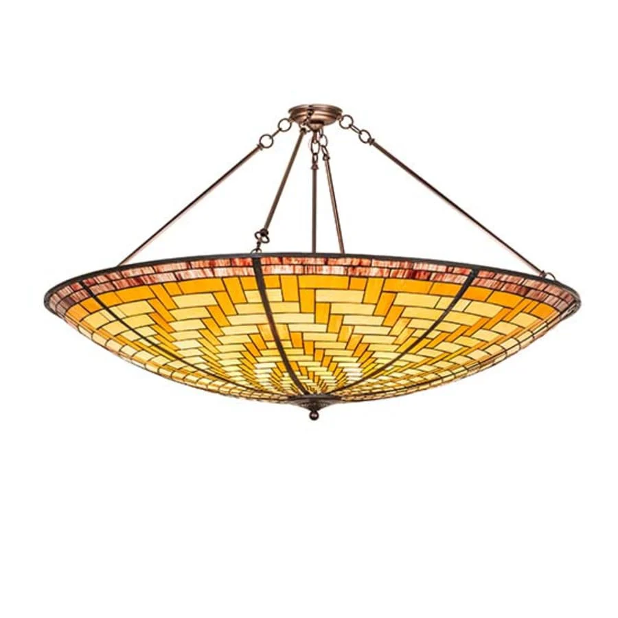 Meyda Tiffany Basket Weave 6 Light 49" Wide Pendant - Image 1