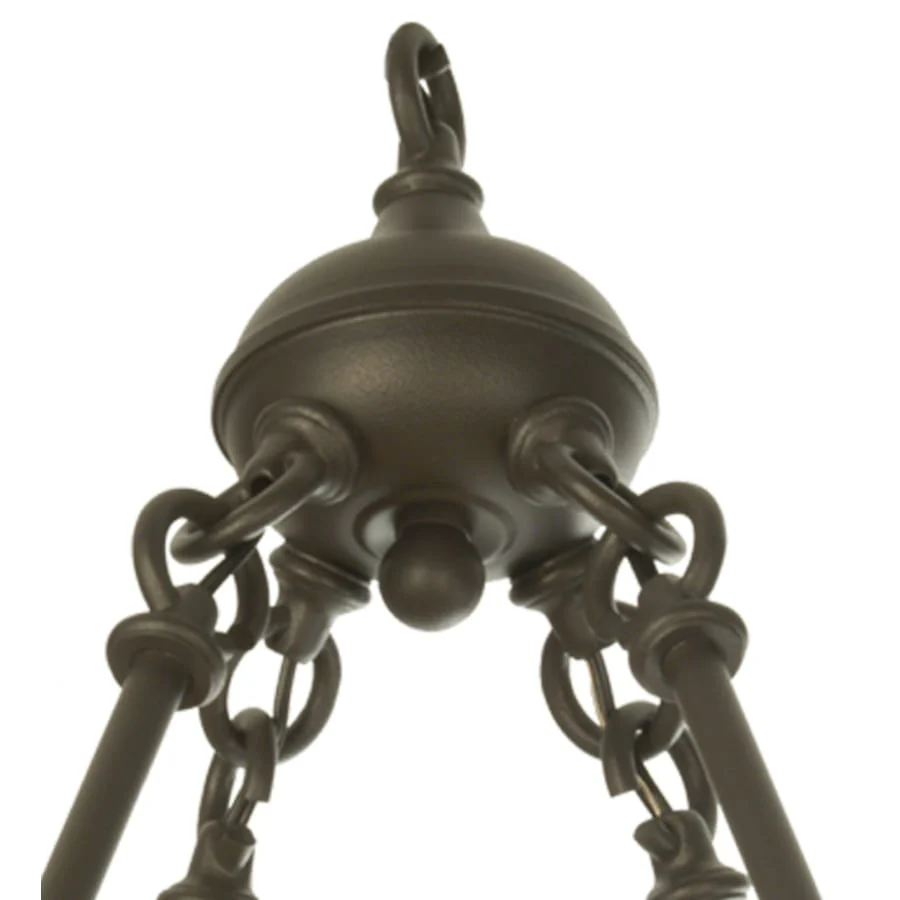 Meyda Tiffany Barbury Barbed Wire 18 Light 48" Wide Wrought Iron Candle Style Chandelier - Image 3