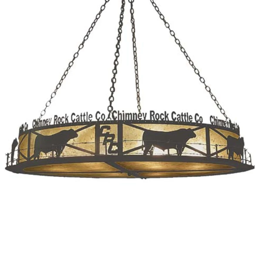 Meyda Tiffany Personalized Chimney Rock 12 Light 60" Wide Pendant - Image 1
