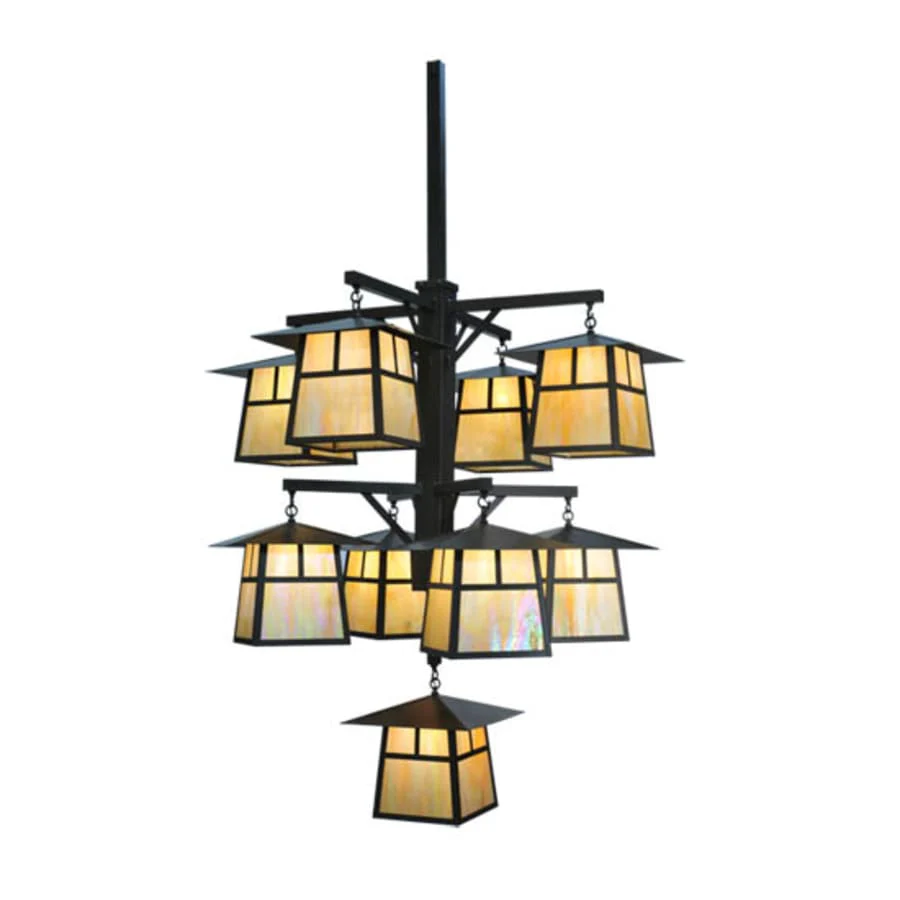 Meyda Tiffany Stillwater T Mission 9 Light 61" Wide Chandelier - Image 1
