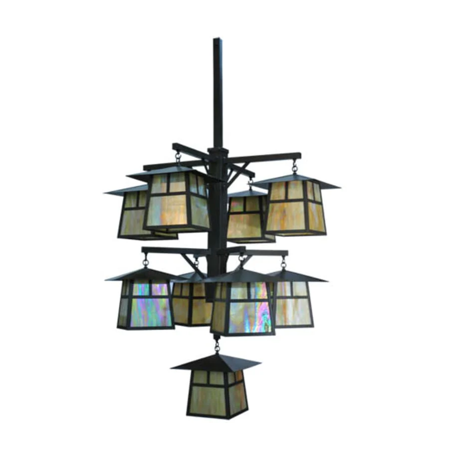 Meyda Tiffany Stillwater T Mission 9 Light 61" Wide Chandelier - Image 3