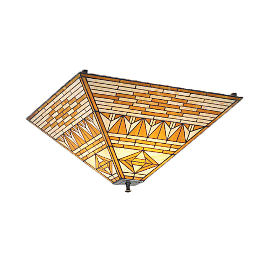 Meyda Tiffany Valencia Mission 4 Light 41" Wide Flush Mount Ceiling Fixture - Image 1
