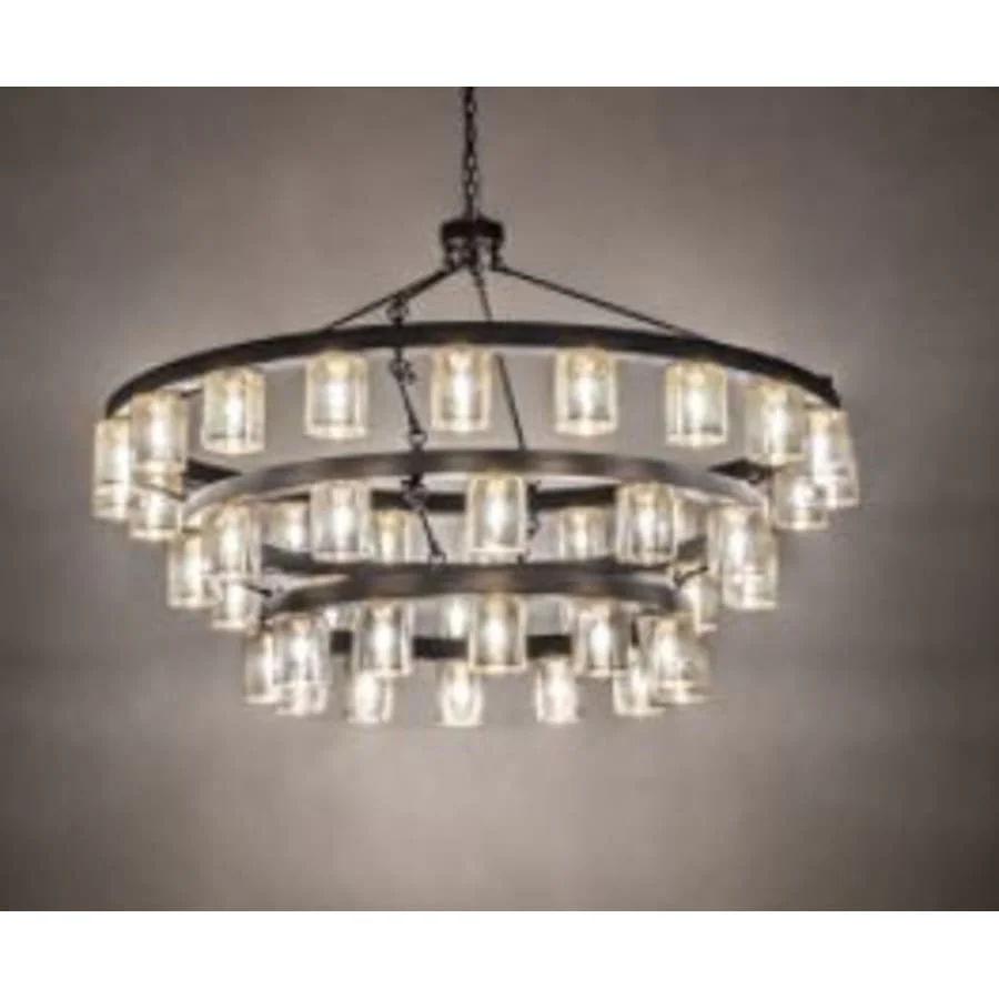 Meyda Tiffany 70" Wide Loxley Horizon Ring 42 Light Three Tier - Image 1