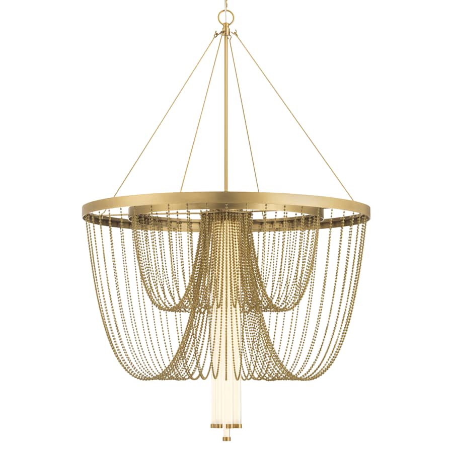Minka Lavery Jezelle 34" Wide LED Waterfall Chandelier - Image 1