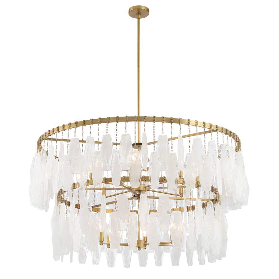 Minka Lavery Willow 14 Light 45" Wide Multi Light Pendant with Frosted Glass Shades - Image 2