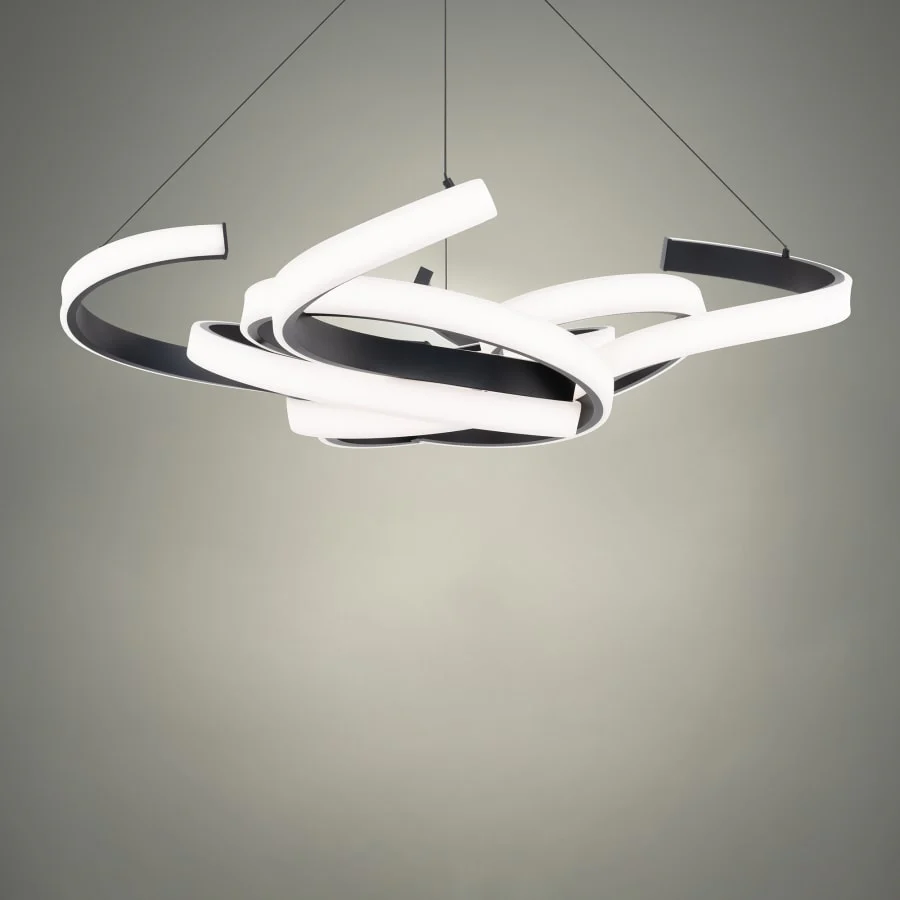 Modern Forms Woven 51" Wide LED Abstract Pendant - Image 3