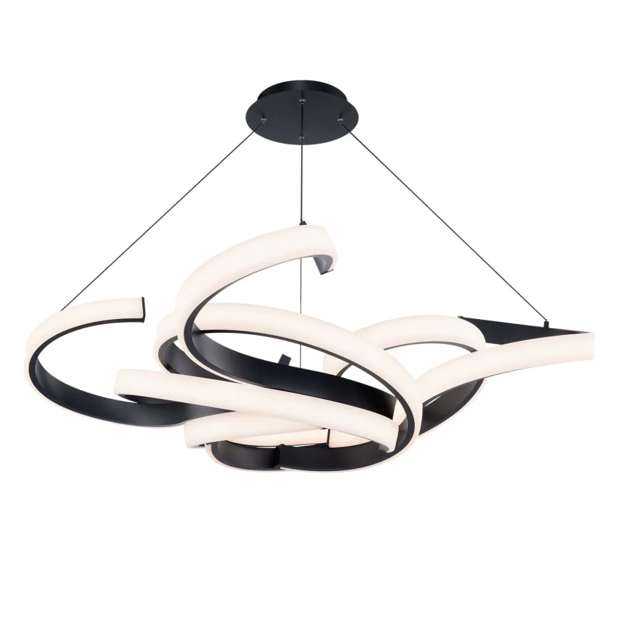 Modern Forms Woven 51" Wide LED Abstract Pendant - Image 1