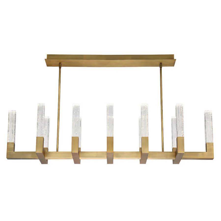 Modern Forms Cinema 12 Light 54" Wide Integrated LED Linear Chandelier - Image 1