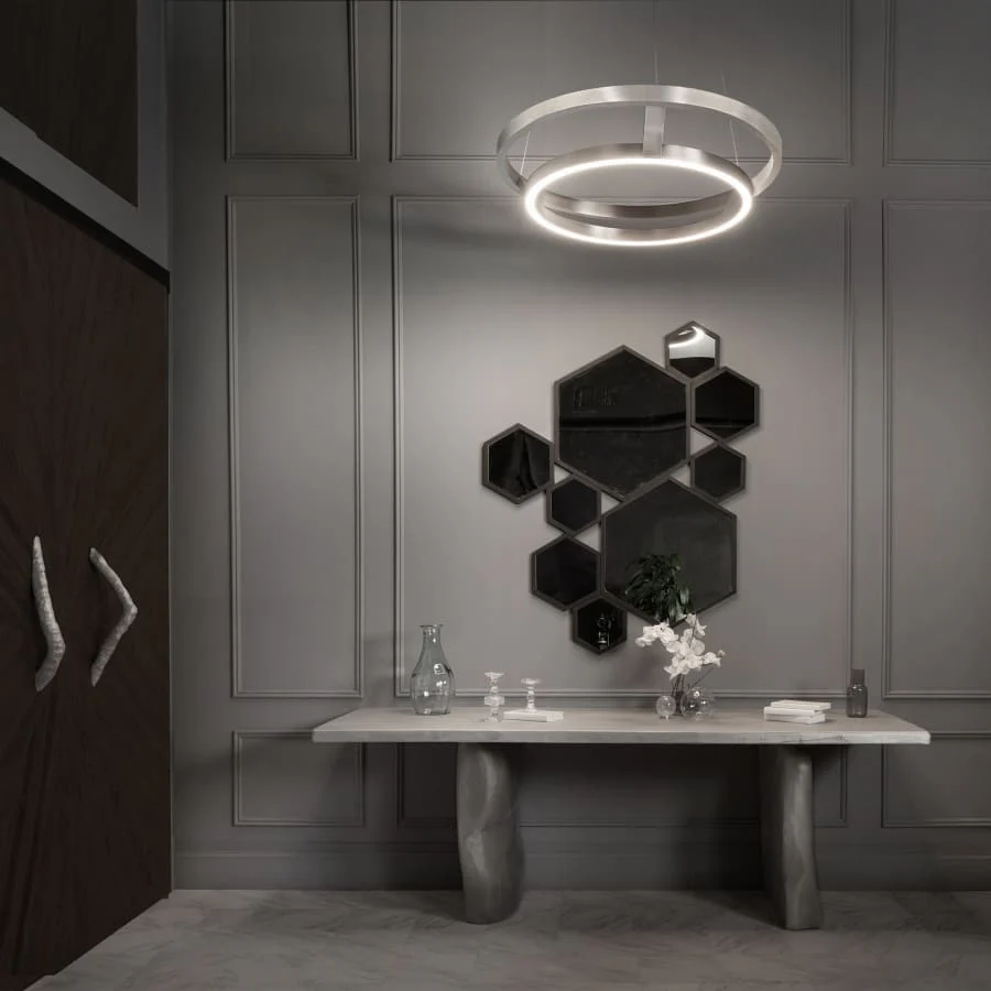 Modern Forms Imperial 42" Wide LED Ring Chandelier - Image 3