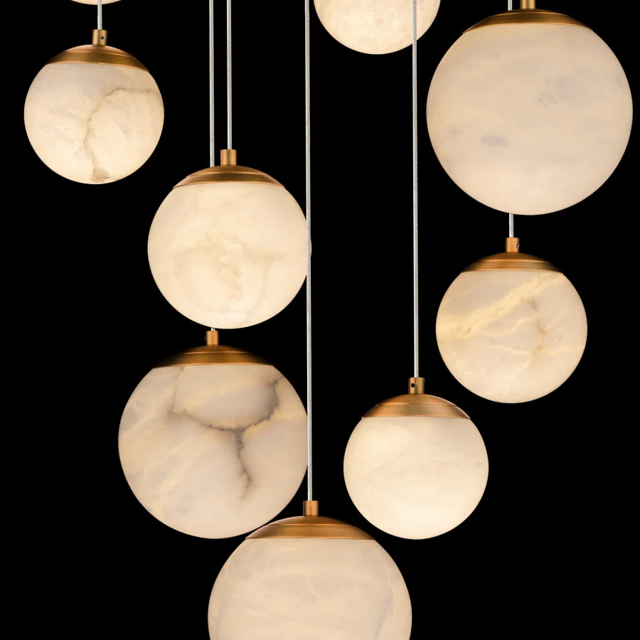 Modern Forms Pisces 9 Light 17" Wide LED Multi Light Pendant - Image 2