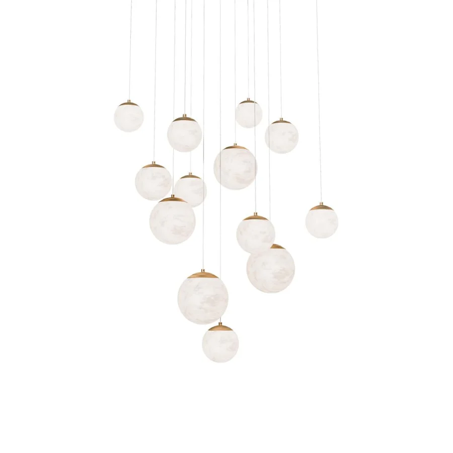 Modern Forms Pisces 13 Light 20" Wide LED Multi Light Pendant - Image 1