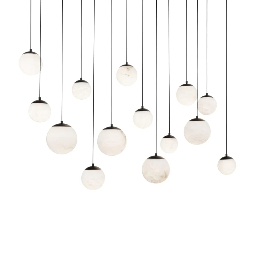Modern Forms Pisces 14 Light 10" Wide LED Linear Pendant - Image 1