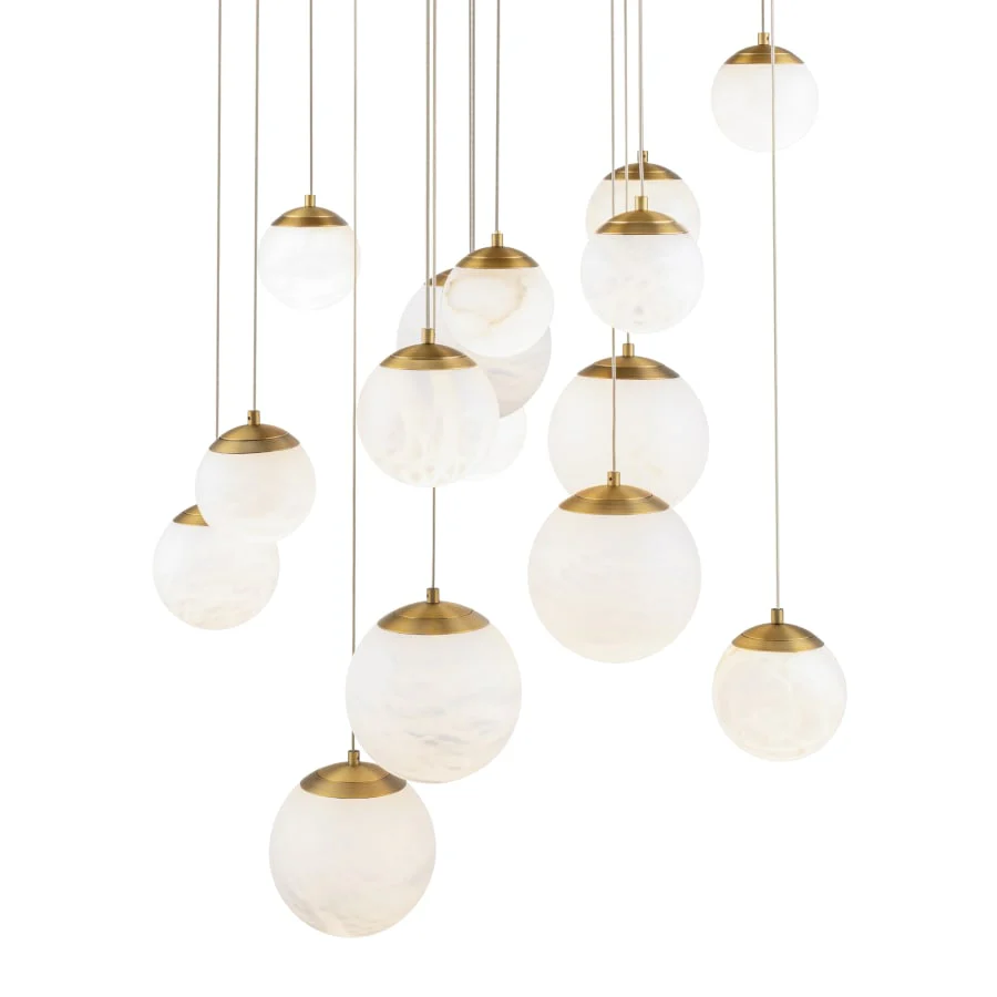 Modern Forms Pisces 15 Light 23" Wide LED Multi Light Pendant - Image 1