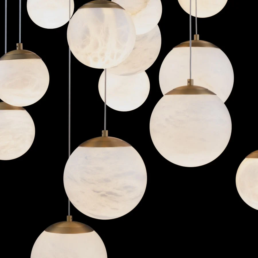 Modern Forms Pisces 15 Light 23" Wide LED Multi Light Pendant - Image 2