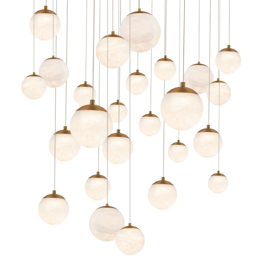 Modern Forms Pisces 25 Light 28" Wide LED Multi Light Pendant - Image 1