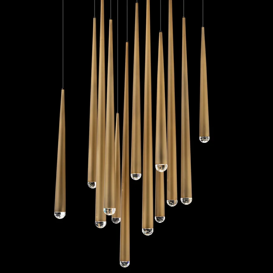 Modern Forms Cascade 13 Light 20" Wide LED Crystal Multi Light Pendant - Image 2
