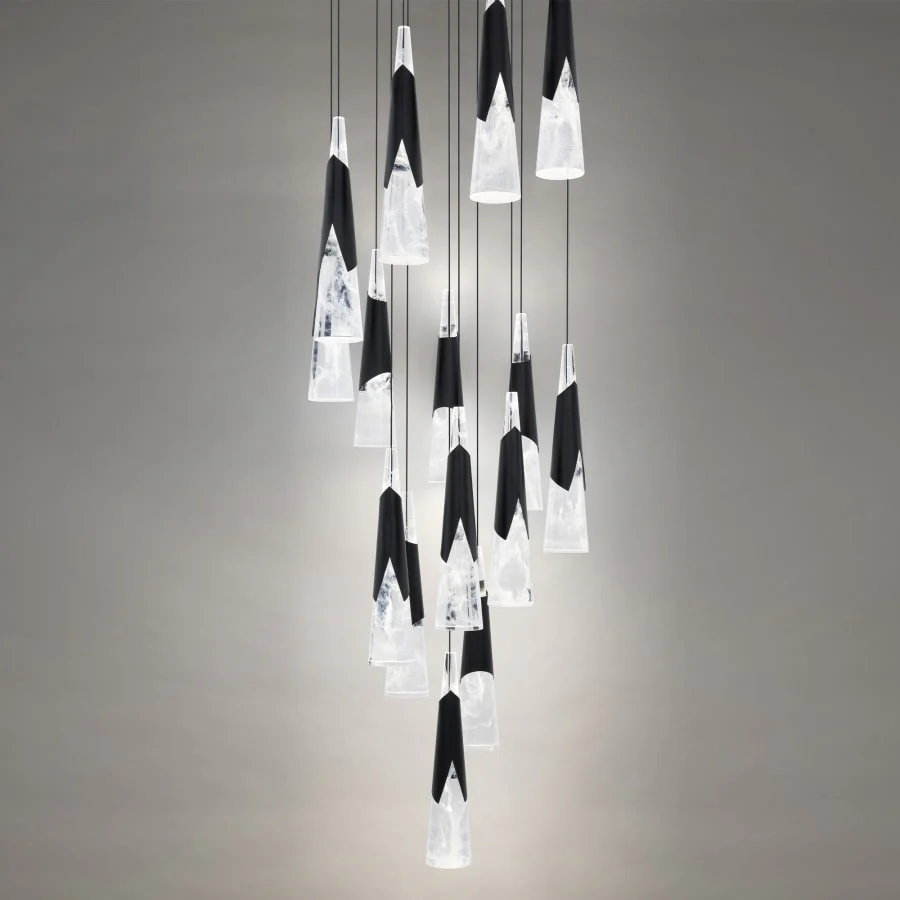 Modern Forms Kilt 15 Light 23" Wide LED Suspension Multi Light Pendant - Image 3